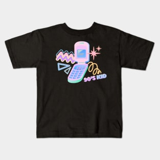 90s Flip Phone Kids T-Shirt